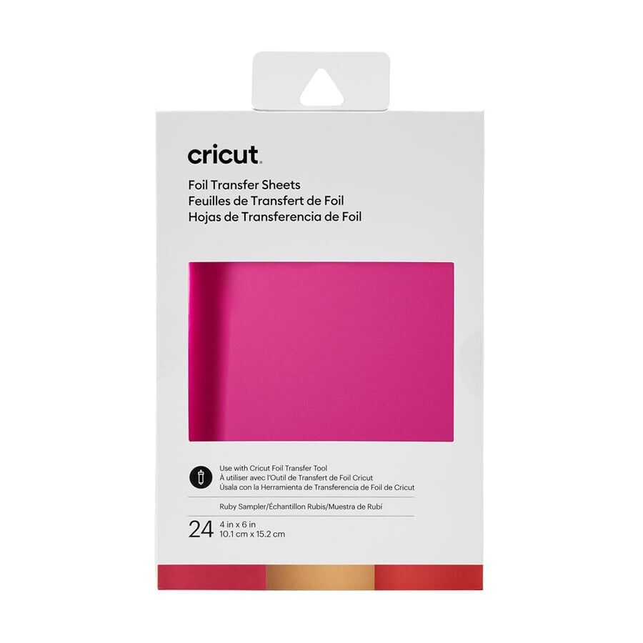 Foil 15x30cm ruby ​​24 fulls