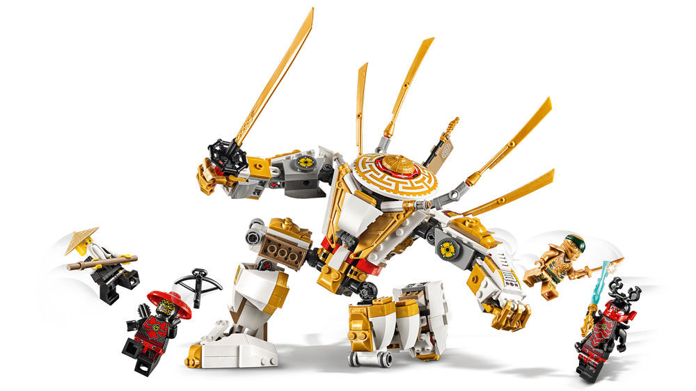lego ninjago ninja dorado