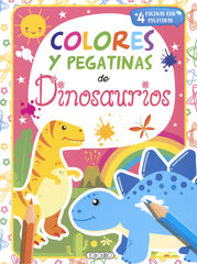 Dinosaurios colores y pegatinas (Rosa) Dinosaurios colores y pegatinas (Rosa)