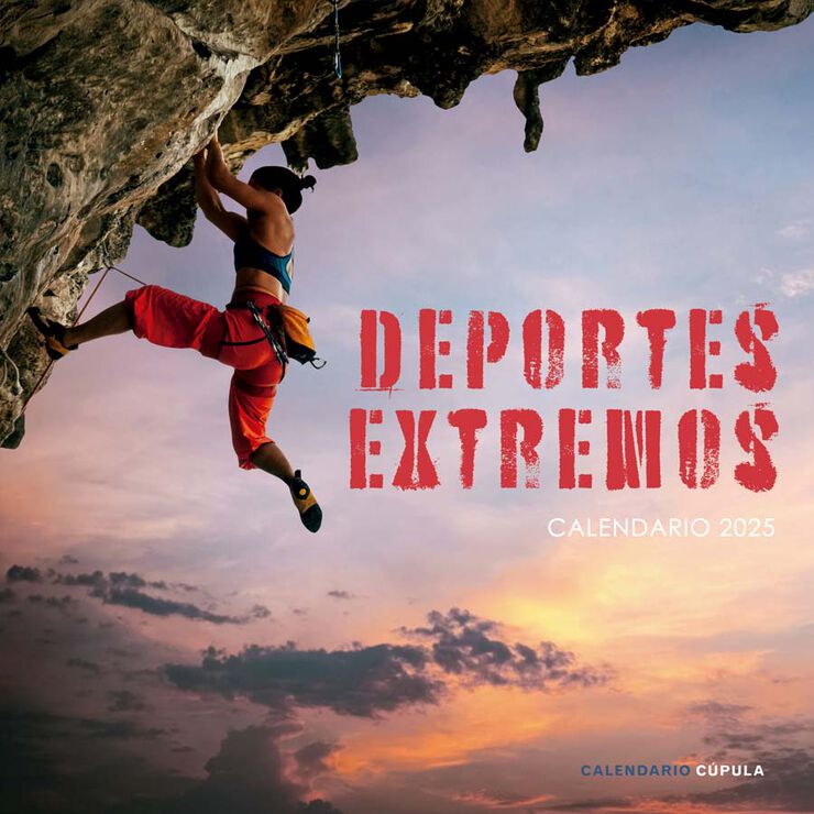 Calendario pared castellano 2025 Deportes Extremos