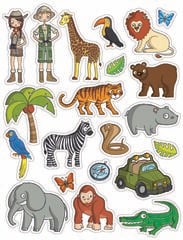 Gomets temáticos Apli La Selva 3 hojas 69u