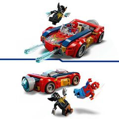 LEGO® Super Heroes Cotxe d'Spider-Man vs. Lobezno Venomitzat 76336