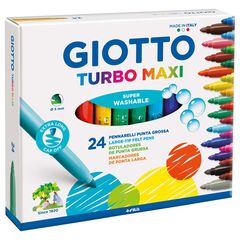 Rotuladores Giotto Turbo Maxi 24 colores