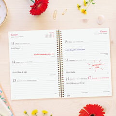 Agenda Finocam Design Collection Semana Vista Horizontal 2027 Catal&aacute;n Lema