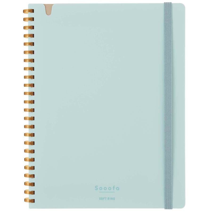 Cuaderno Soft Ring A5 puntos verde claro