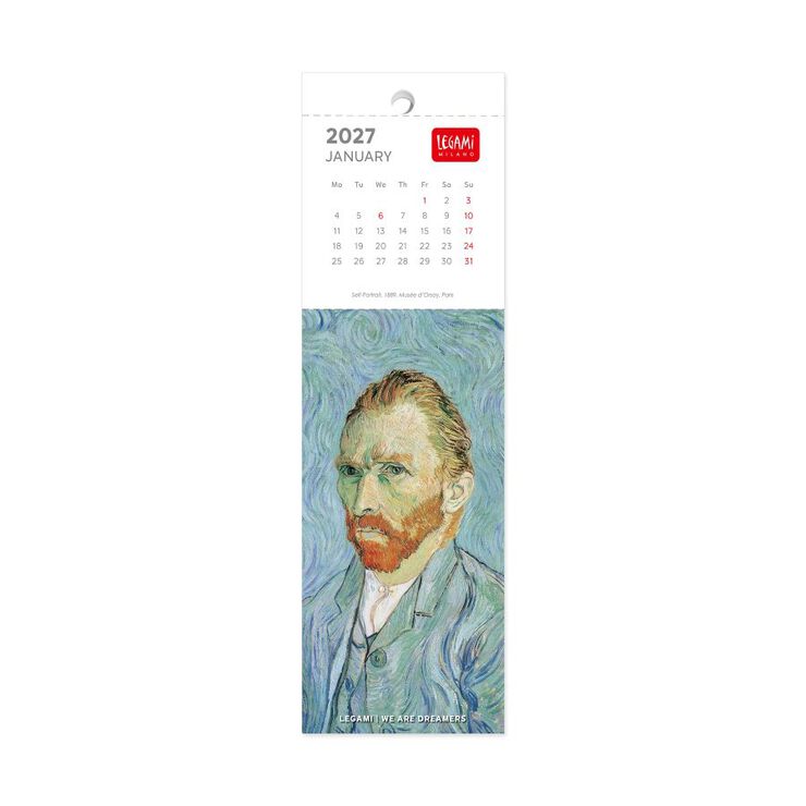 Calendario Legami Sobremesa Marca P&aacute;ginas Van Gogh Multiling&uuml;e 2027