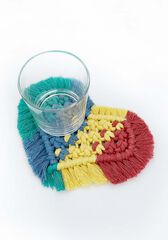 Posavasos Corazón Casasol Kit Macramé