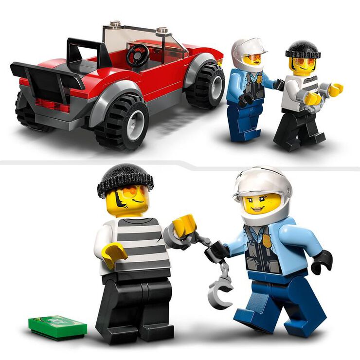 LEGO® City Moto de Policia i Cotxe a la Fuga 60392
