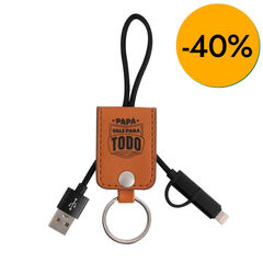 Llavero con cargador Mr. Wonderful Pap&aacute; vale para todo