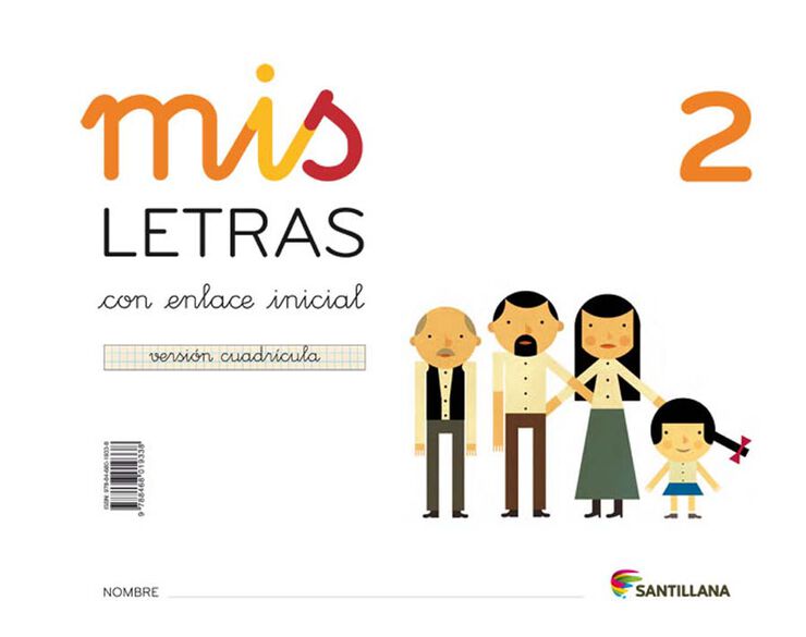 Mis Letras 2 Cuadrícula Pack Infantil 3 años