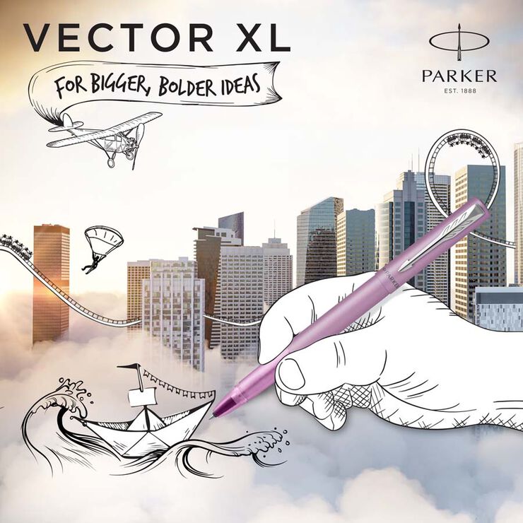 Roller Parker Vector XL lila