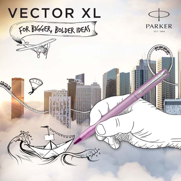 Ròl·ler Parker Vector XL lila