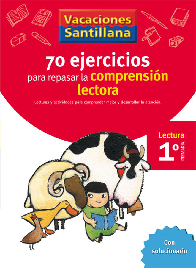 70 ejercicios para mejorar la comprensi&oacute;n lectora 1&ordm; Primaria