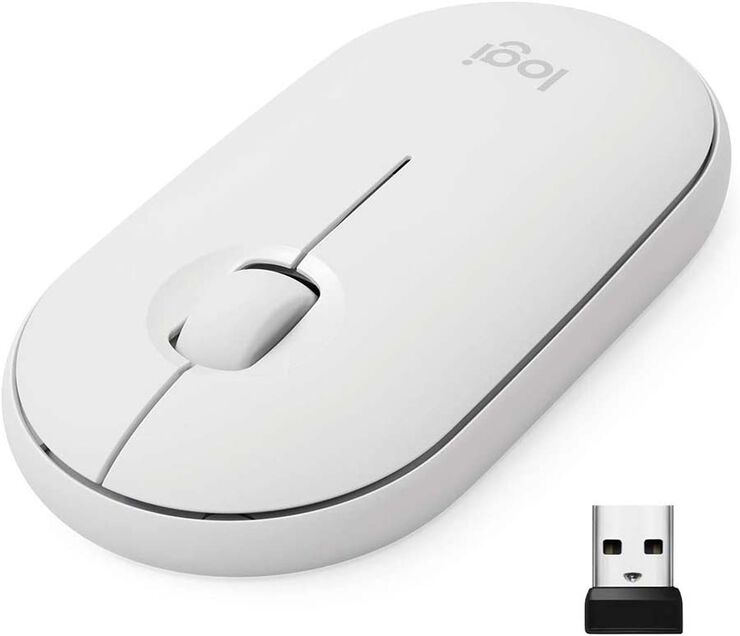 Ratolí Logitech Bluetooth Pebble M350 Blanc