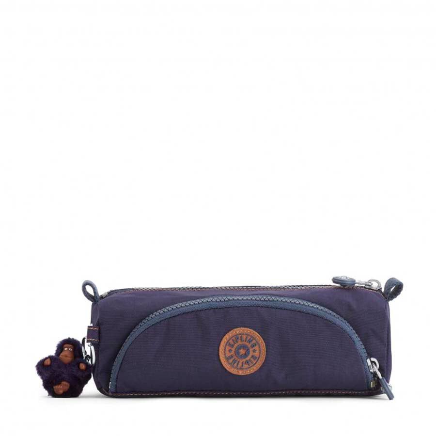 Estuche Kipling Cute Blue Tan Block 2 cremalleras