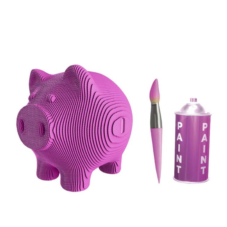 Puzzle 3D Cartonic Cerdo Hucha