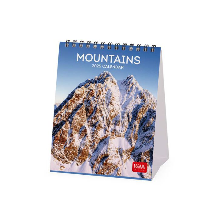 Calendario Mesa Legami m/vista 2025 Mountains