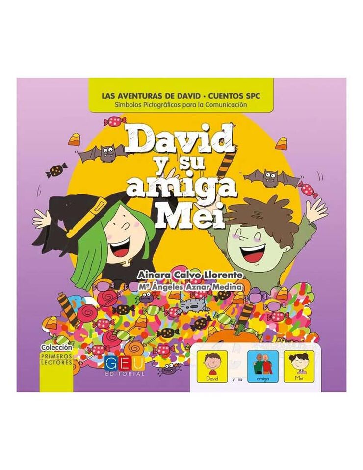 David y su amiga Mei · Cuento con pictogramas