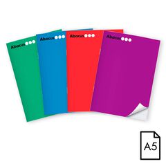 Llibreta grapada Abacus A5 48 fulls 4x4 verd