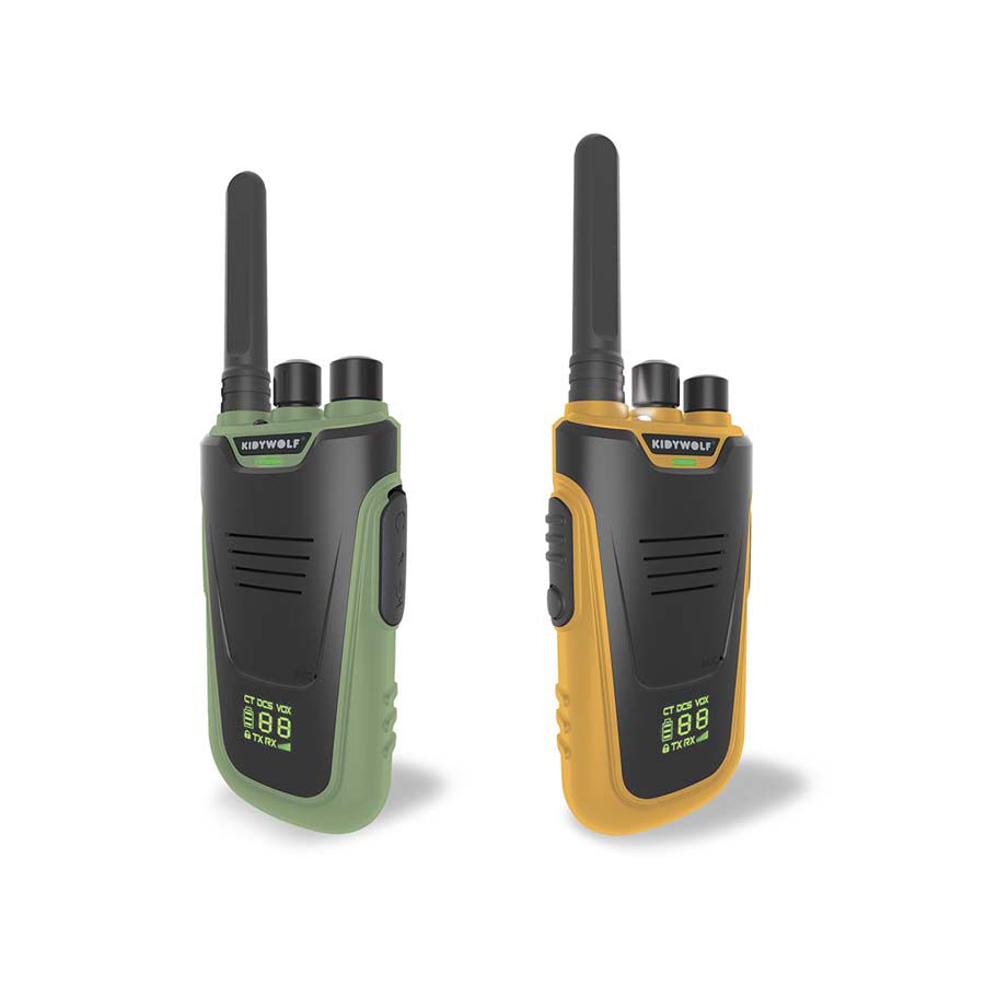 Walkie-Talkie Kidytalk verd / taronja