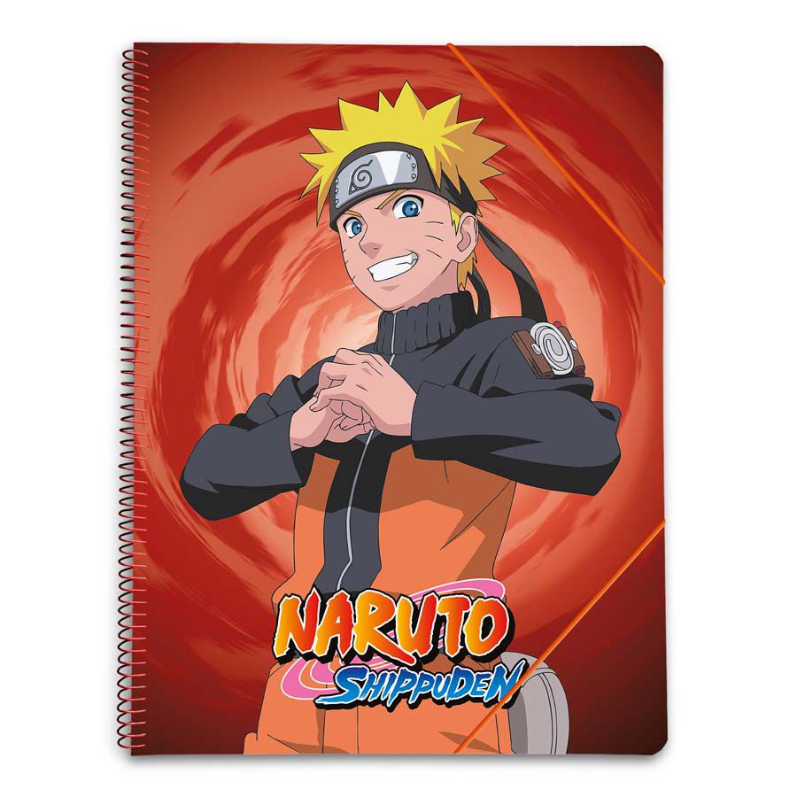 Carpeta 30 fundas A4 Naruto Shippuden