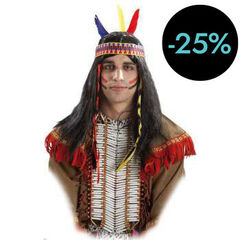 Perruca Indi amb Trenes