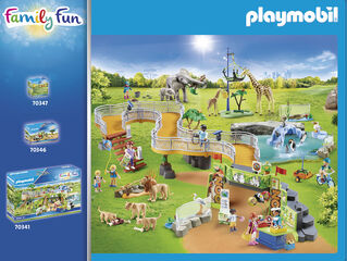 Playmobil Family Fun Recinto Exterior de Elefantes (70324)