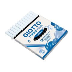 Rotulador Giotto Turbo Maxi negro 12u