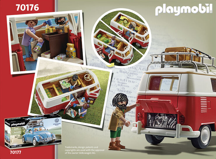 Playmobil Volkswagen T1 Camping Bus 70176 Playmobil Volkswagen T1 Camping Bus 70176