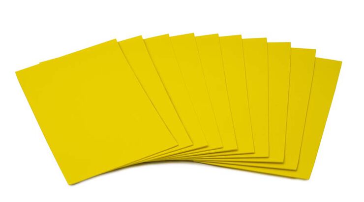 Planxa Eva Faibo 60x40x0,2cm groc 10u