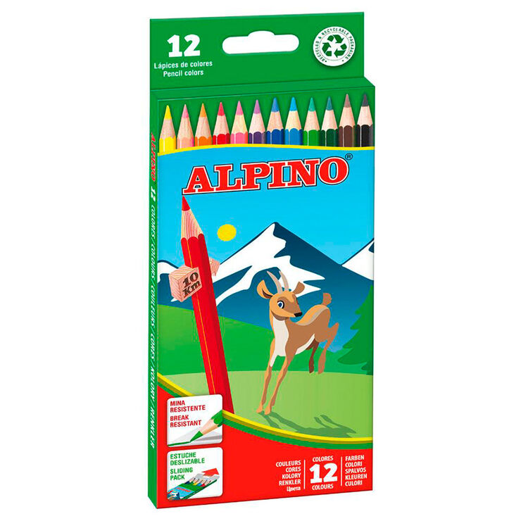 Llapis de colors Alpino 12 colors