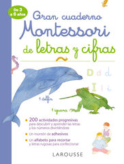 Gran cuaderno Montessori de letras y cifras