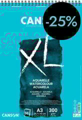 Bloc espiral Aquarel·la Canson XL A3 300g 30 fulls