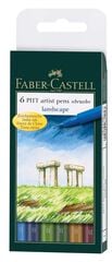 Retoladors Faber-Castell Pitt Paisatges 6u