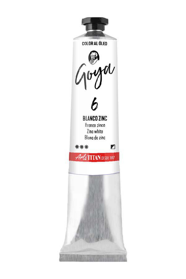 Pintura al &oacute;leo Goya 20ml blanco zinc