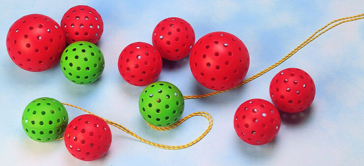 Pelota perforada sonora 12 cm