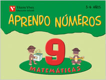 Aprendo N&uacute;meros 9 Infantil 5 A&ntilde;os