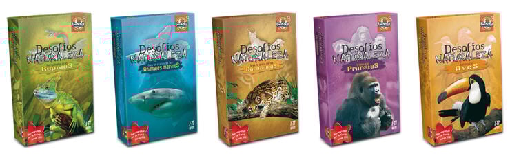 Juego de cartas Bioviva Desafíos Naturaleza Reptiles