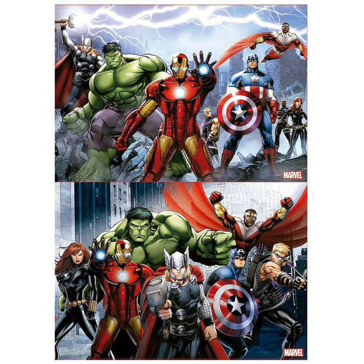 Puzle 2x100 peces Avengers