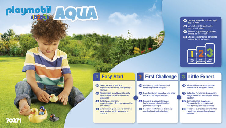 Playmobil 1.2.3 Familia de Patos 70271