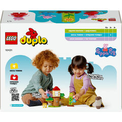 LEGO® DUPLO Peppa Pig Jardín y Casa del Árbol de Peppa Pig 10431