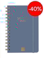 Agenda Finocam Alma E5 setm/vista horitzontal cat 2026 blau