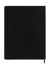 Agenda Moleskine 12 mesos setm/vista 2026 tapa tova XL negre