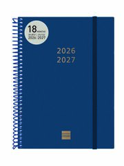 Agenda Finocam Esp.18M E10 Sem/Vista Multiling&uuml;e 2026-27 Azul