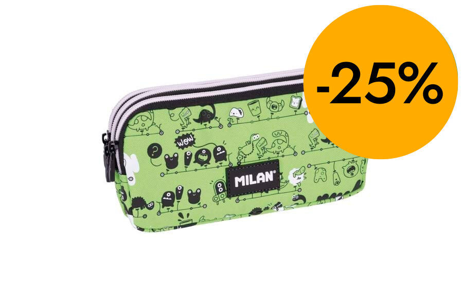 Estuche 3 cremalleras Milan Especial Tandem2