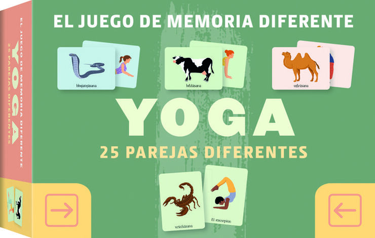 El juego de memoria diferente. Yoga