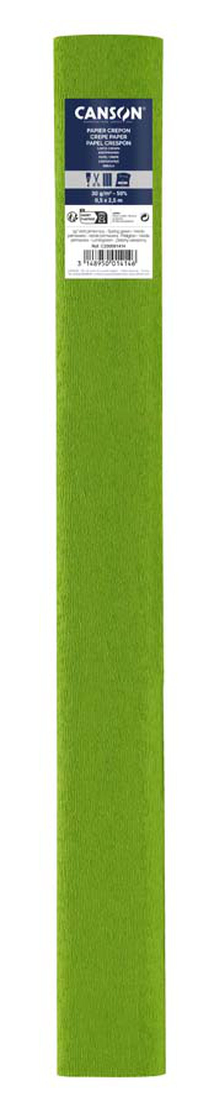 Rotlle Paper Cresp&oacute; (Pinotxo) Canson 50x250cm verd primavera