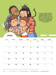Calendario pared 2025 El Hada de los Volcanes
