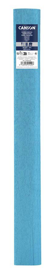 Rollo Papel Cresp&oacute;n (Pinocho) Canson 50x250cm azul turquesa