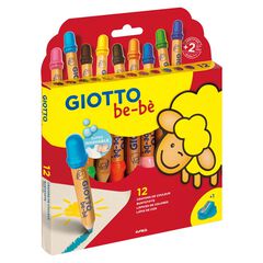 Lápices de colores Giotto Be-bé y sacapuntas